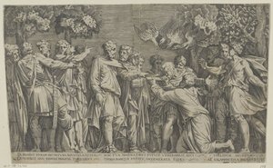 Ancius der Augur von Nicolas Beatrizet (attributed to)