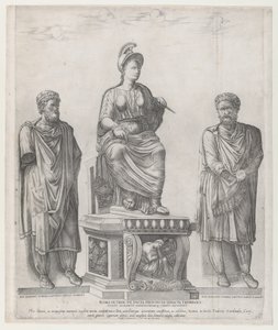Speculum Romanae Magnificentiae: Roma Victrix, 1549 von Nicolas Beatrizet