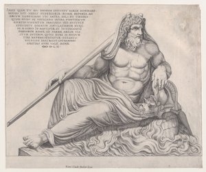 Speculum Romanae Magnificentiae: Der Ozeangott, 1560