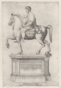 Die Reiterstatue von Marcus Aurelius auf dem Kapitol, 1548