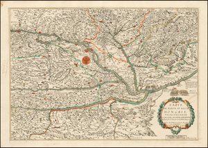 Karte von Ober- und Niederungarn, Transsilvanien, Slowenien, Kroatien und Dalmatien, veröffentlicht von Nicolas Berey, 1663 von Nicolas Berey