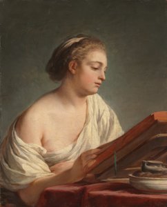 Frau beim Lesen