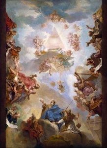 Propheten und Könige des Alten Testaments, die den Namen Jehovas anbeten von Nicolas Bertin