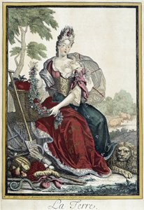 Allegorie der Erde von Nicolas Bonnart