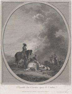 Der Kadaver eines Soldaten nach dem Kampf, 1781