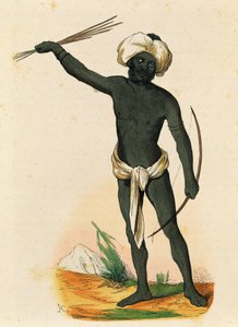 Aborigine von der Insel Vatou-Lele (Fidschi-Inseln) von Nicolas Dally
