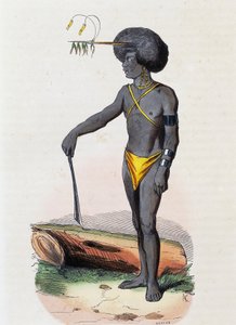 Papuas aus Porto Dory (Neuguinea)