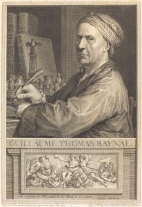 Guillaume Thomas Raynal von Nicolas Delaunay after Charles Nicolas Cochin II
