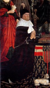 Porträt von König René von Anjou (1409-1480), auch René I. von Neapel oder René von Sizilien genannt. Gemälde von Nicolas Froment (1461-1483) 1475 Musée Granet Aix-en-Provence von Nicolas Froment