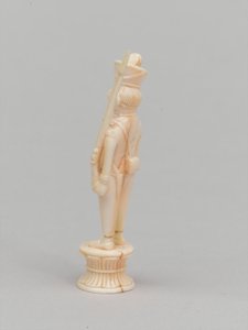 Weißer Bauer, Schachfigur, Indien