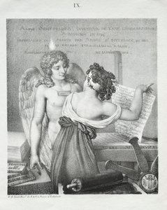 Der Genius der Lithographie, 1819