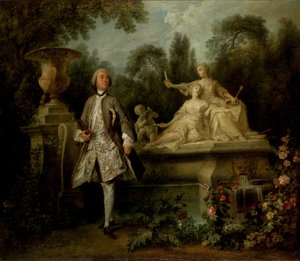 Porträt des Schauspielers Grandval, ca. 1742