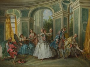 Die vier Lebensalter des Menschen: Jugend, ca. 1735 von Nicolas Lancret