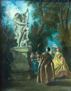 Der Perser und die Statue