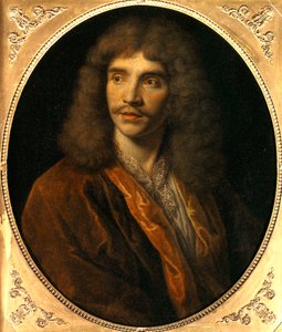 Porträt von Jean Baptiste Poquelin, genannt Molière (1622-1673)