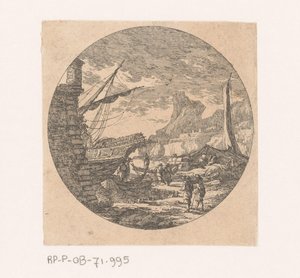 Kai mit Schiffen und Handelswaren