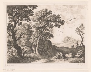 Landschaft mit Diana und einer Nymphe