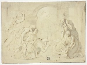 Anbetung der Hirten von Nicolas Poussin