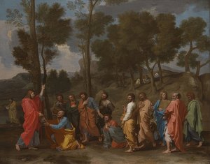 Das Sakrament der Weihe (Christus übergibt Petrus die Schlüssel)