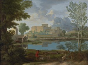 Landschaft mit Ruhe von Nicolas Poussin