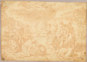 Noahs Opfer von Nicolas Poussin