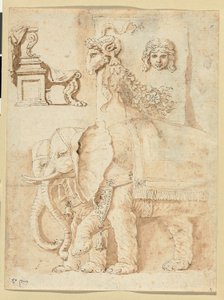 Studien nach Andrea Mantegna, Giulio Romano und der Antike