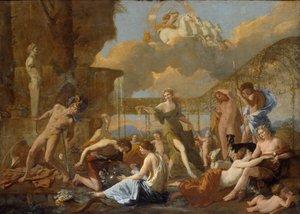 Das Reich der Flora von Nicolas Poussin