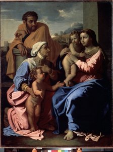 Die Heilige Familie mit Johannes dem Täufer und der Heiligen Elisabeth
