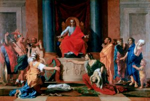Das Urteil Salomos, 1649 von Nicolas Poussin