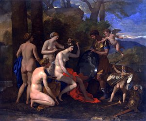 Venus und Mars von Nicolas Poussin