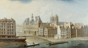 Hôtel de Ville und Place de Grève (jetzt Place de l
