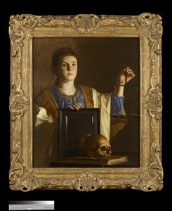 Wahrheit präsentiert einen Spiegel den Eitelkeiten der Welt, ca. 1630 von Nicolas Tournier