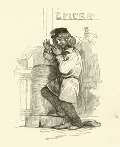 Der Gamin (Gravur) von Nicolas Toussaint (after) Charlet