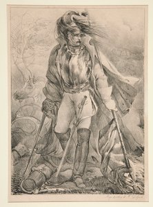 Cuirassier Français Portant un Drapeau von Nicolas Toussaint Charlet
