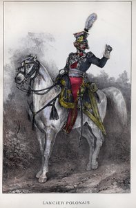 Offizier der polnischen Lanzenreiter der kaiserlichen Garde von Nicolas Toussaint Charlet