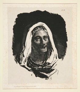Tête de Vieille Femme von Nicolas Toussaint Charlet