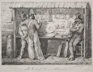 Der Lithographenhändler von Nicolas Toussaint Charlet