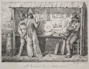 Der Lithografiehändler von Nicolas Toussaint Charlet