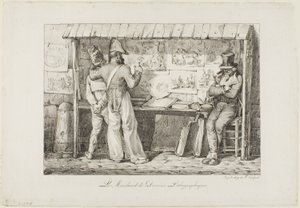 Der Lithographieverkäufer von Nicolas Toussaint Charlet