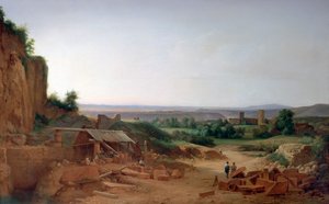 Steinbruch um Lyon von Nicolas Victor Fonville
