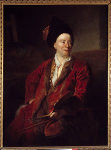 Porträt des Malers Jean Baptiste Forest (1636-1712) Gemälde von Nicolas de Largilliere (1656-1746) 1704 von Nicolas de Largillière