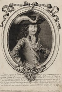Graviertes Porträt von Louis, Herzog von Burgund (1682-1712)