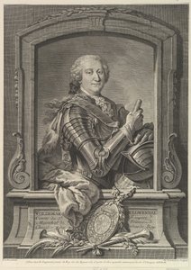 Porträt von Maréchal de Lowendal, 18. Jahrhundert von Nicolas de Larmessin