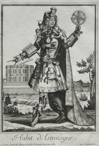 Fantasievolle Kostüme: Kostüm des Astrologen, um 1690 von Nicolas de Larmessin II
