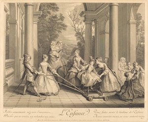 Die Kindheit von Nicolas de Larmessin IV after Nicolas Lancret