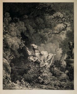 Die glücklichen Gelegenheiten einer Schaukel, 1782 von Nicolas de Launay