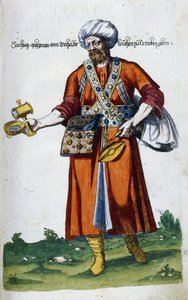 Frühe europäische Arbeit über orientalische Kostüme, 1572 von Nicolas de Nicolay