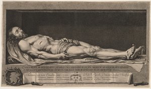 Der Leib Christi im Grab von Nicolas de Platte Montagne