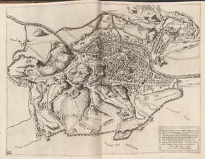 Topographische Karte des antiken Rom von Nicolaus Beatrizet