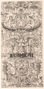 Ornamenttafel mit der Inschrift "Victoria Augusta" von Nicoletto da Modena